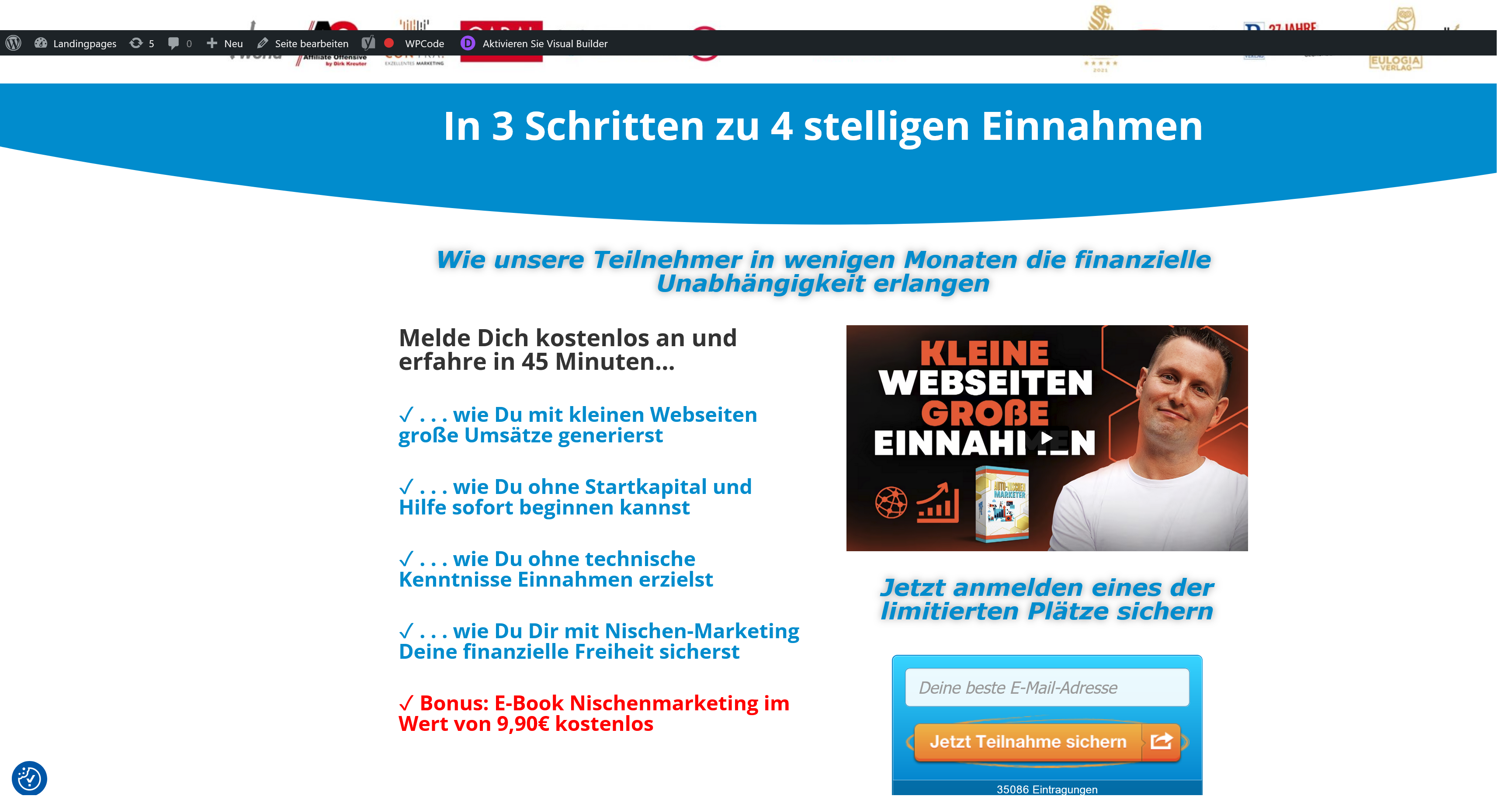 Screenshot 2024-04-03 at 16-45-46 Landingpage - Webinar - 3 Schritte 4 stellige Einnahmen - Landingpages